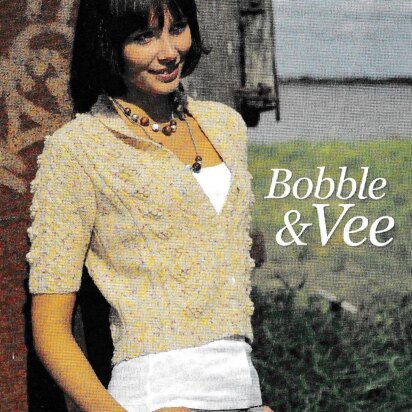 Bobble and V Cardigan