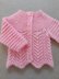 Zigzag baby cardigan