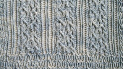 Lake Meade Cable Lace Shawl