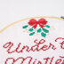 Mint & Make Under the Mistletoe 6" Cross Stitch Kit