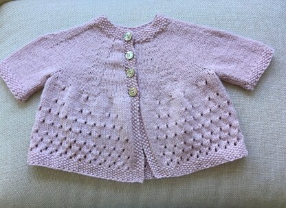 Baby’s short sleevecardigan