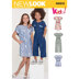 New Look N6612 Children's, Girls' Jumpsuit, Romper and Dress 6612 - Paper Pattern, Size 3-4-5-6-7-8-10-12-14