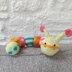 Curious Colourwork Caterpillar Toy