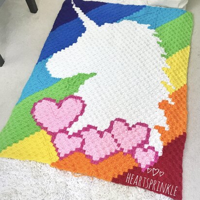 Unicorn C2C Heartsprinkle CAL