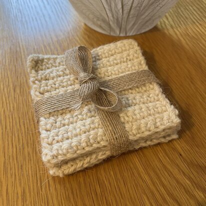 Oatmeal crochet Coasters