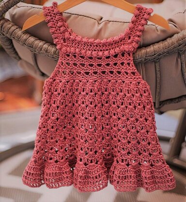 Florie Dress Crochet pattern by Mon Petit Violon | LoveCrafts