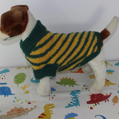 Dog Swirl Stripe Sweater Circular