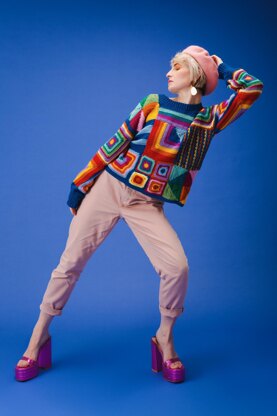 Warhol/ Pop Patch Jumper