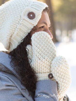 Easy Double Seed Stitch Mittens