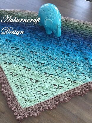 On The Wings of a Dragonfly Shawl