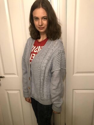 Women's DK Cable Knit Cardigan