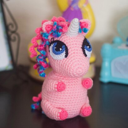 Unicorn Pudgy Pal Stuffed Toy