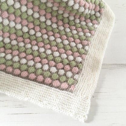 Bubble Stitch Baby Blanket