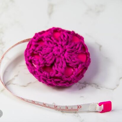 Lacy Flower Measuring Tape Cover