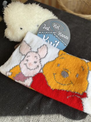 Pooh and Piglet baby blanket