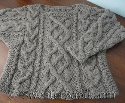 #165 Ultimate Chunky Cabled Sweater