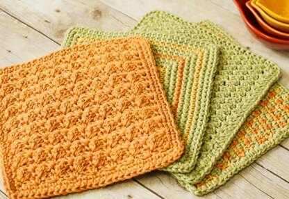 Set of 4 Crochet Dishcloths