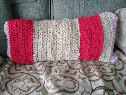 Raspberry Ripple cushion cover #2