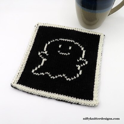 Happy Ghost Potholder