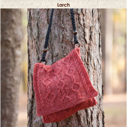 Larch Bag in Classic Elite Yarns Woodland - Downloadable PDF