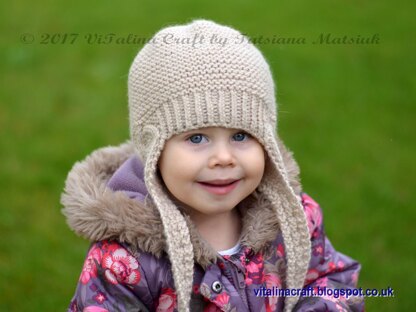 Hearts Queen Earflap Hat