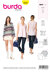 Burda Style Misses' Blouse â€“ Top â€“ V-Neck B6234 - Paper Pattern, Size 8-18