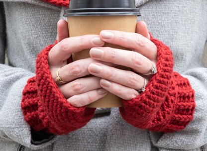 Chunky Mittens in Yarn and Colors Cheerful - YAC100047 - Downloadable PDF