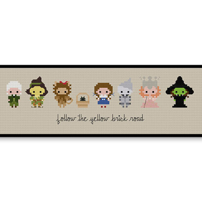 The Wizard of Oz Bite Size - PDF Cross Stitch Pattern