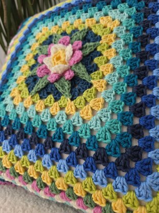 3D Granny Rose Cushion