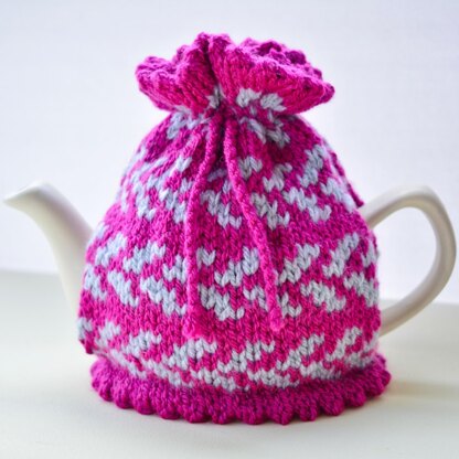 Boysenberry Fair Isle 2 Cup Teapot Cosy