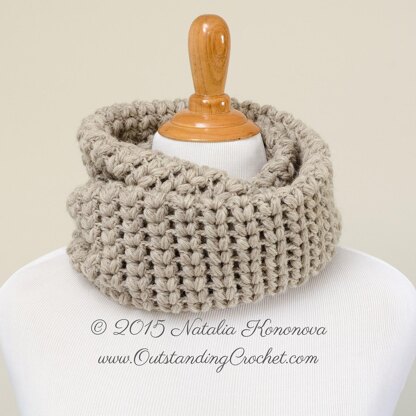 Puff Stitch Cowl