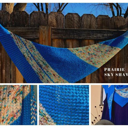 Prairie Sky Shawl - knitting pattern