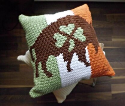Buffalo Love Irish Pillow