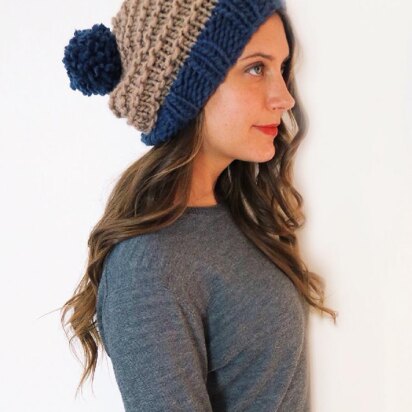 Sandman Slouch Hat - knitting pattern