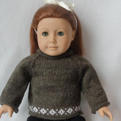 Hot Cocoa Doll Sweater