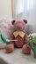 Faceless Teddy bear plush