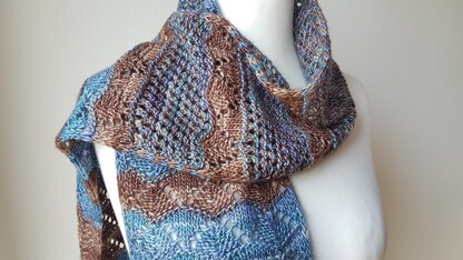 Purling River Scarf