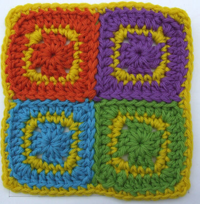 100 Bright and Colourful Granny Squares to Mix and Match