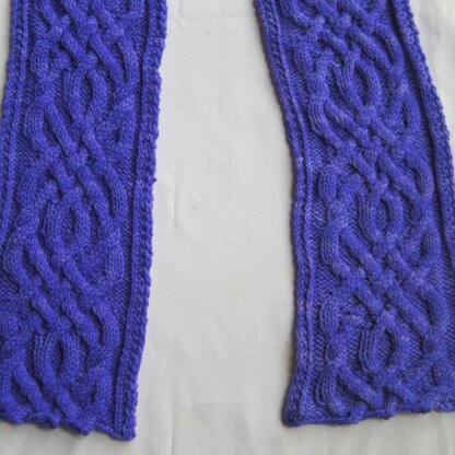 Clearwater Celtic Cabled Scarf