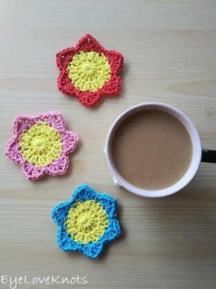 Easy Floral Coasters