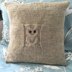 Solitary Owl Cushion Cover