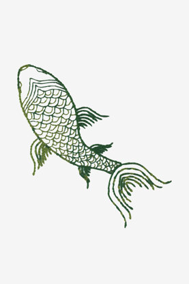 Koi fish  in DMC - PAT0535 -  Downloadable PDF