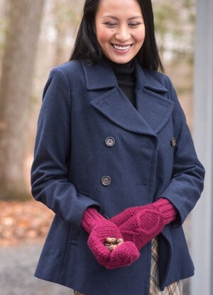 Alpine Twist Hat & Mittens in Berroco Ultra Wool - Portfolio4 - Downloadable PDF