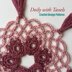 Crochet doily / coaster with tassels -pdf pattern-