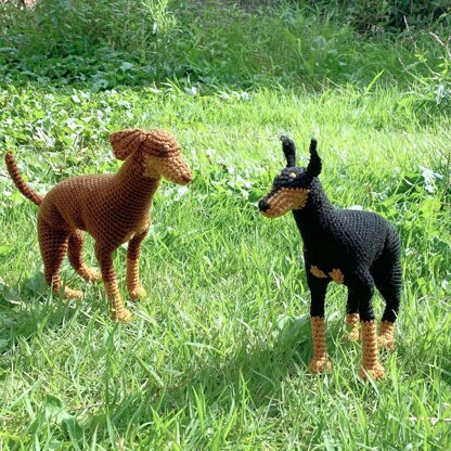 Doberman amigurumi ドーベルマン あみぐるみ