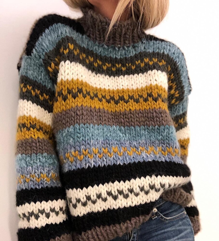 My fall jumper Knitting pattern by Siv Kristin Olsen LoveCrafts