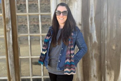 Stellar Chevron Scarf