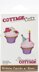 CottageCutz Dies - Birthday Cupcake W/Roses, 1.6"X2.8"