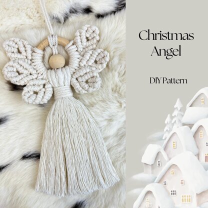 Macrame Christmas Angel