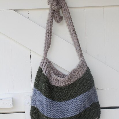 Hanna Tote Bag - Free Knitting Pattern For Women in Paintbox Yarns